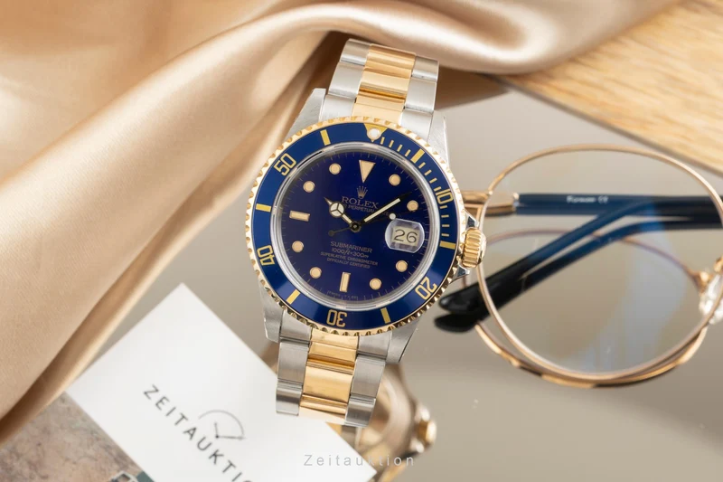 Rolex Submariner steel / gold automatic men's watch 16803 [2602250]