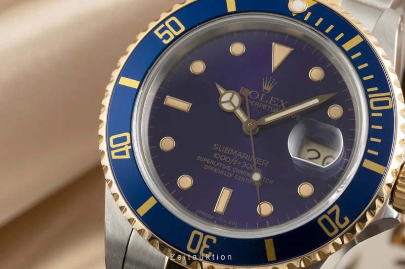 Rolex Submariner steel / gold automatic men's watch 16803 [2602250]