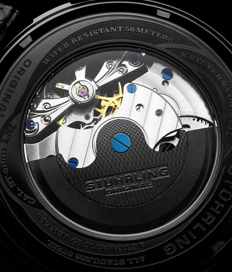 Stührling Tesla 686 Automatic 45mm Skeleton