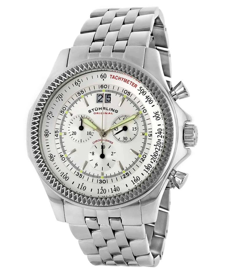 Stührling Targa Pro 176B 53mm Chronograph
