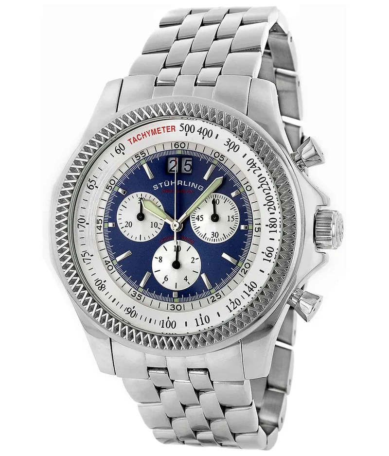 Stührling Targa Pro 176B 53mm Chronograph