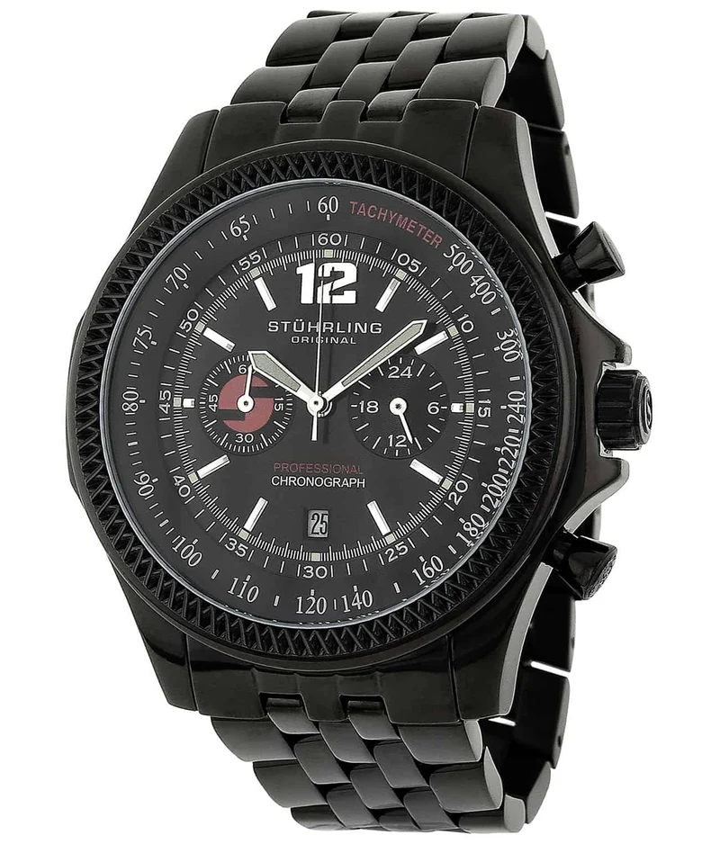 Stührling Targa Elite 176AA Quartz 49mm Chronograph