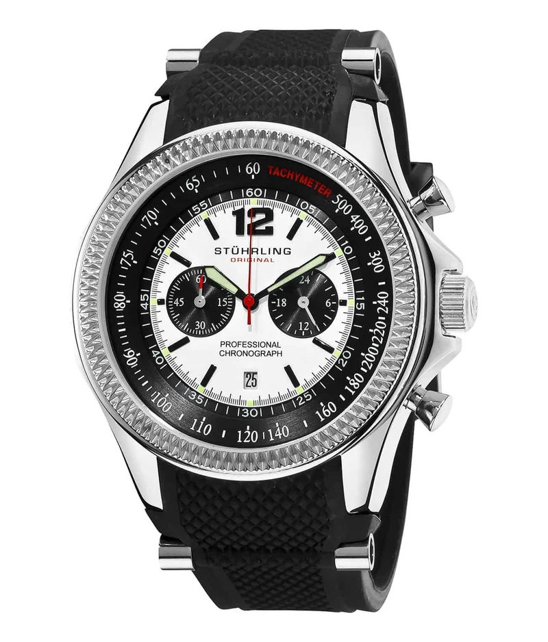 Stührling Targa Sport 176B3 Quartz 49mm Chronograph