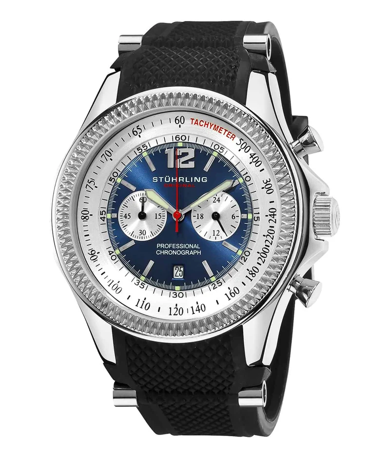 Stührling Targa Sport 176B3 Quartz 49mm Chronograph