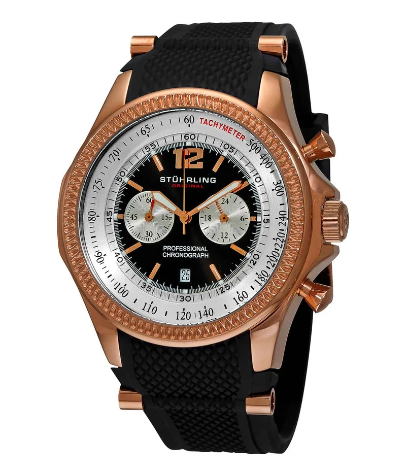 Stührling Targa Sport 176B3 Quartz 49mm Chronograph