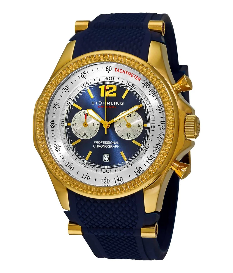 Stührling Targa Sport 176B3 Quartz 49mm Chronograph