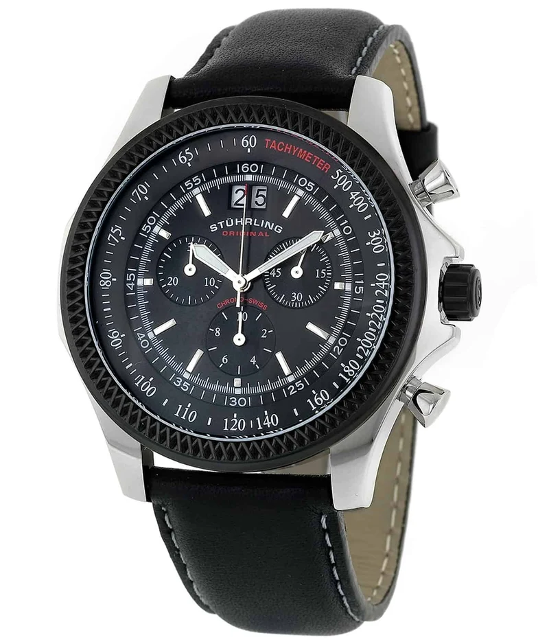 Stührling Targa 176L Quartz 46mm Chronograph