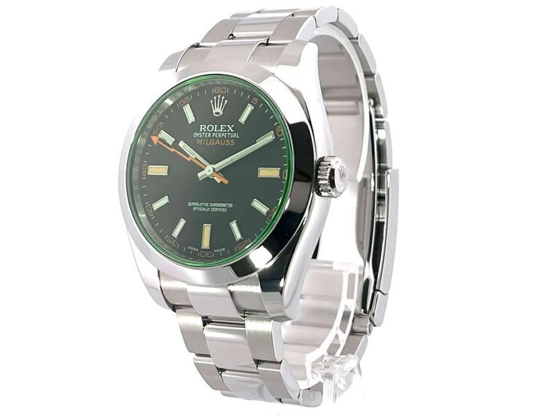 Rolex Oyster Perpetual Milgauss 116400GV aus 2018 LC100