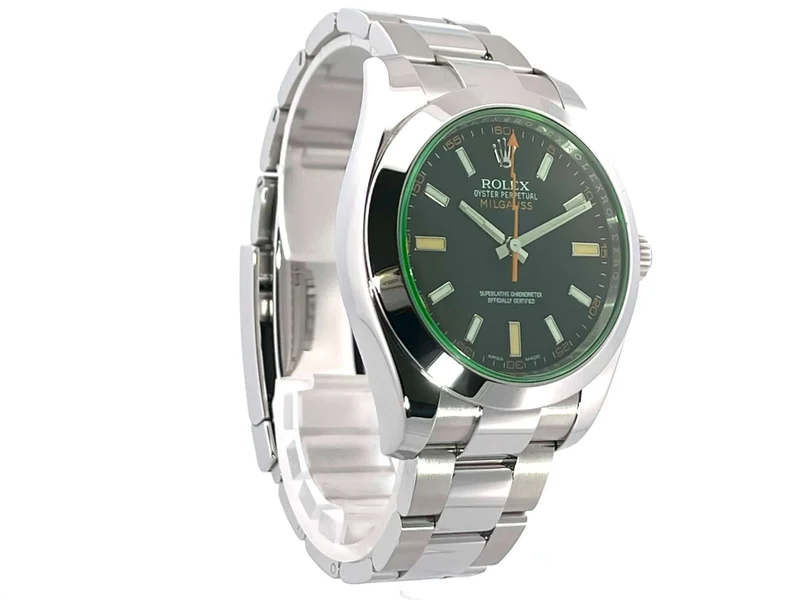 Rolex Oyster Perpetual Milgauss 116400GV aus 2018 LC100