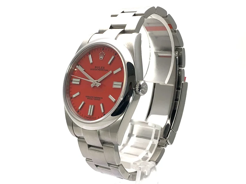 Rolex Oyster Perpetual 41 Ref. 124300 Korallenrot verklebt 2022
