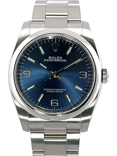 Rolex Oyster Perpetual 36 116000 Blau aus 2020 LC100