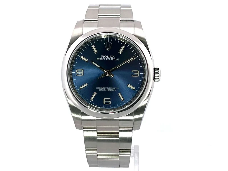 Rolex Oyster Perpetual 36 116000 Blau aus 2020 LC100