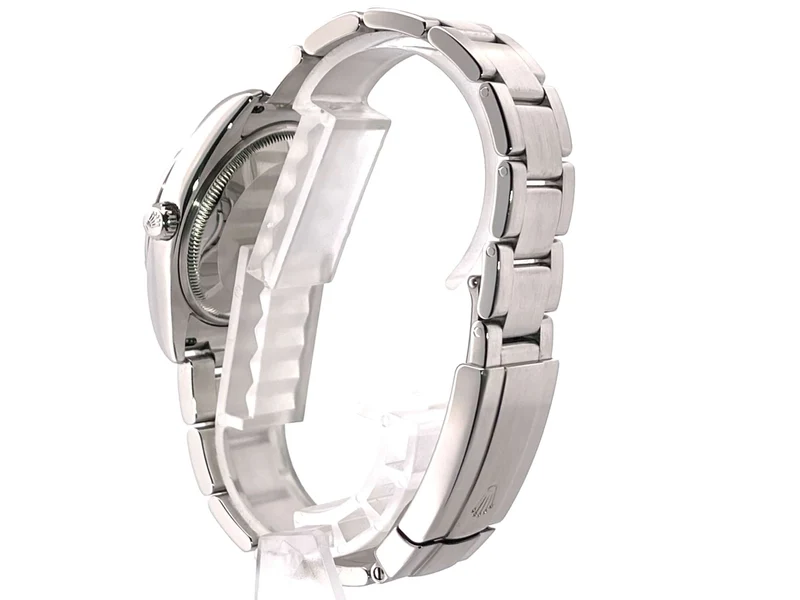 Rolex Oyster Perpetual 34 Weiß Römisch 114210 aus 2007 LC100