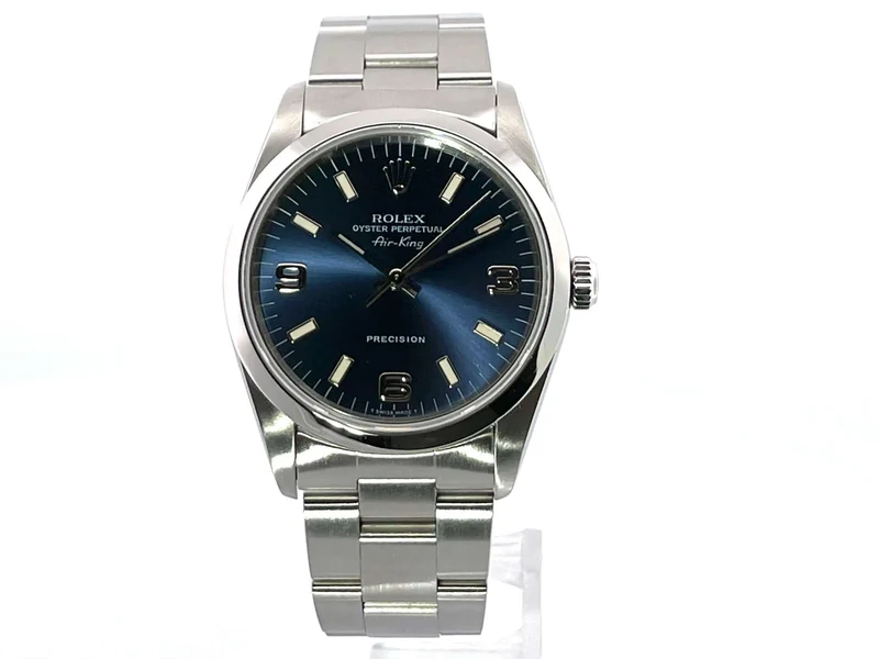 Rolex Oyster Air-King 34 14000 Blau U-Serial aus 1998