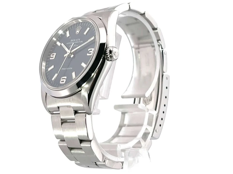 Rolex Oyster Air-King 34 14000 Blau U-Serial aus 1998