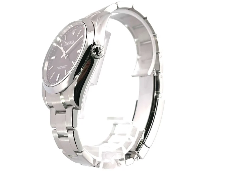 Rolex Oyster Perpetual 39 red grape 114300 aus 2015 LC100