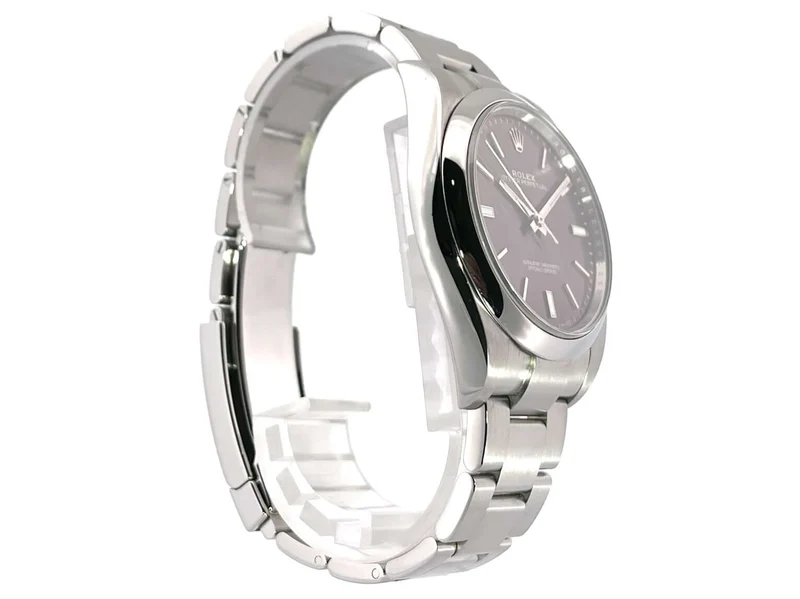 Rolex Oyster Perpetual 39 red grape 114300 aus 2015 LC100