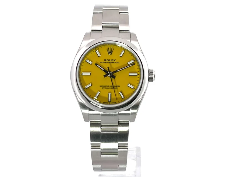 Rolex Oyster Perpetual 31 Ref. 277200 Gelb verklebt 2021