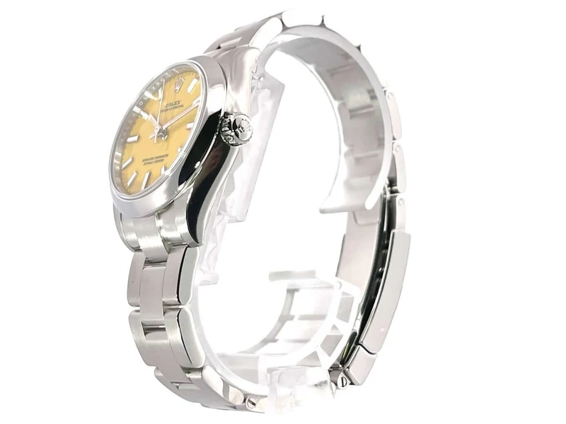 Rolex Oyster Perpetual 31 Ref. 277200 Gelb verklebt 2021