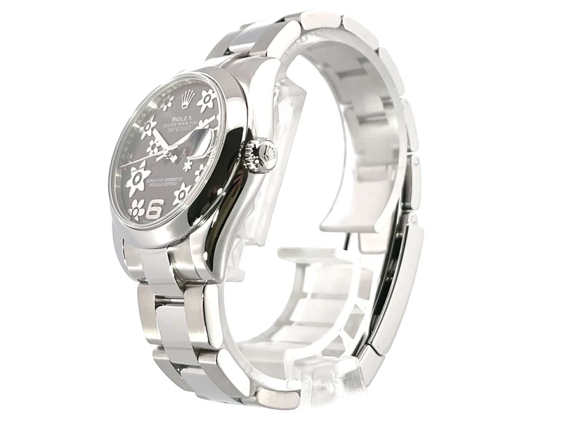 Rolex Oyster Datejust 31 Floral Rhodium 178240 aus 2011 LC100