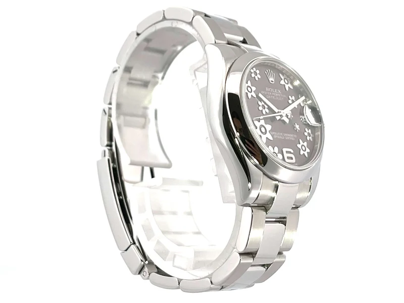 Rolex Oyster Datejust 31 Floral Rhodium 178240 aus 2011 LC100