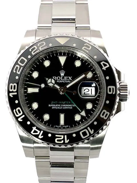 Rolex GMT-Master II Edelstahl 116710LN aus 09-2017