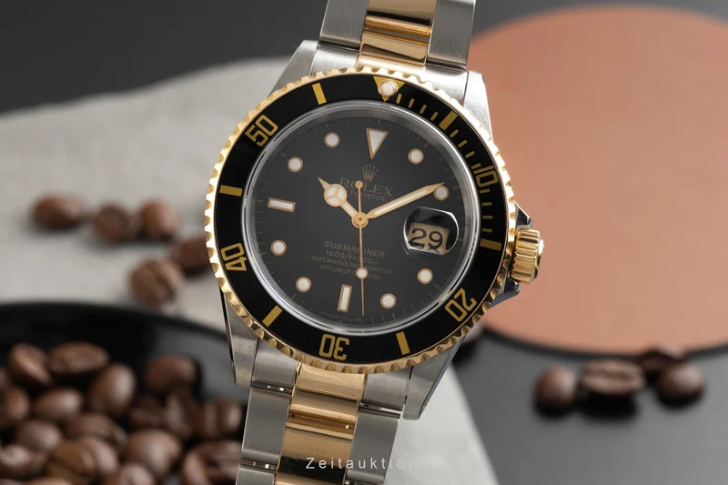 Rolex Submariner steel / gold automatic men's watch 16613 [2602251]