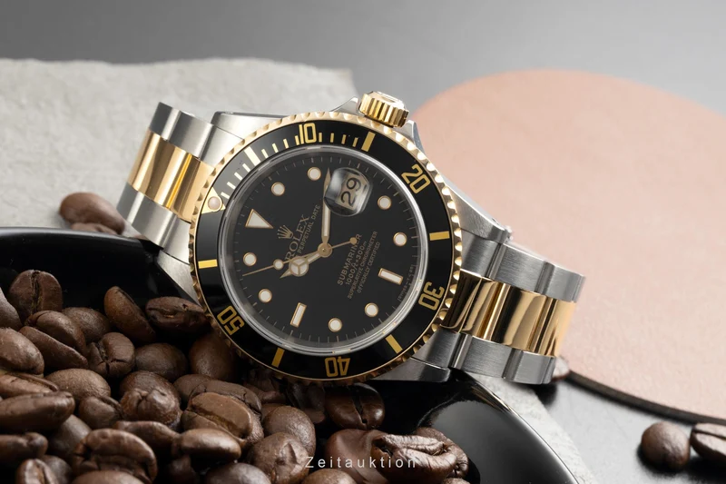 Rolex Submariner steel / gold automatic men's watch 16613 [2602251]