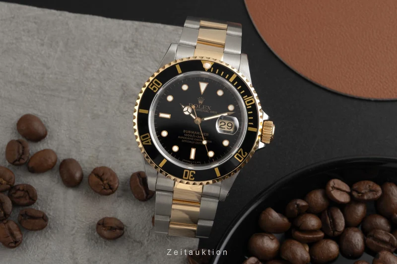 Rolex Submariner steel / gold automatic men's watch 16613 [2602251]