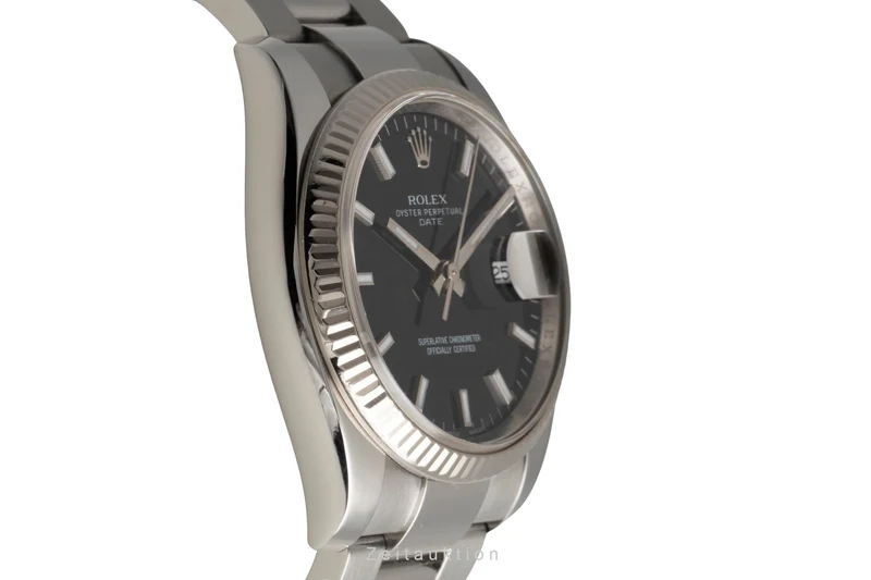 Rolex Datejust steel / white gold automatic men's watch 115234 [2602253]