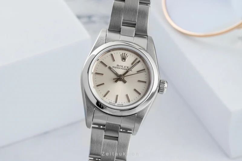 Rolex Oyster Perpetual steel automatic women's watch 76080 [2602261]