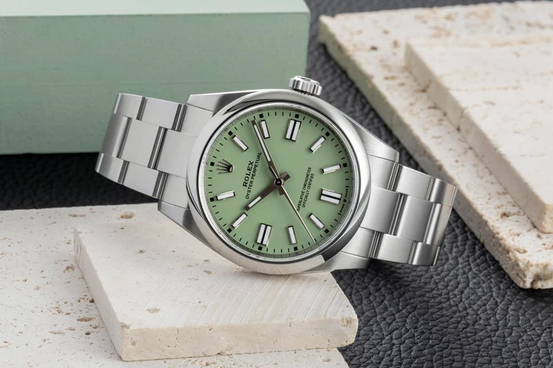 Rolex Oyster Perpetual steel automatic men's watch 134300-0006 [2602296]