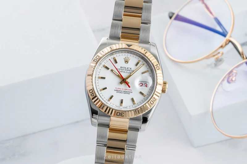 Rolex Datejust Turn-O-Graph steel / gold automatic men's watch 116263 [2602309]