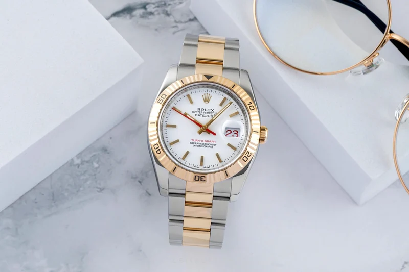Rolex Datejust Turn-O-Graph steel / gold automatic men's watch 116263 [2602309]