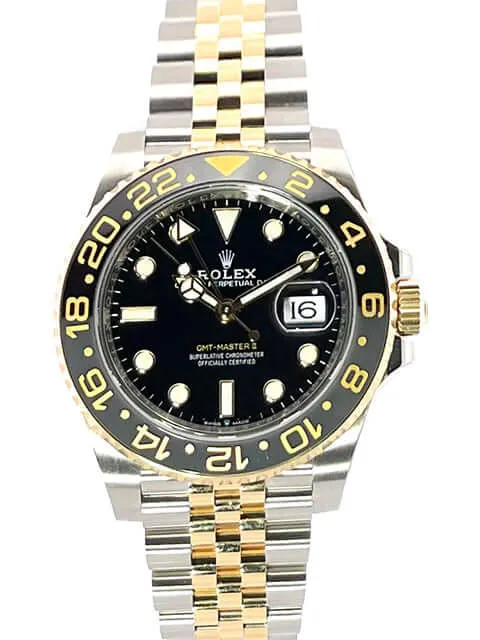 Rolex GMT-Master II Edelstahl Gelbgold 126713GRNR