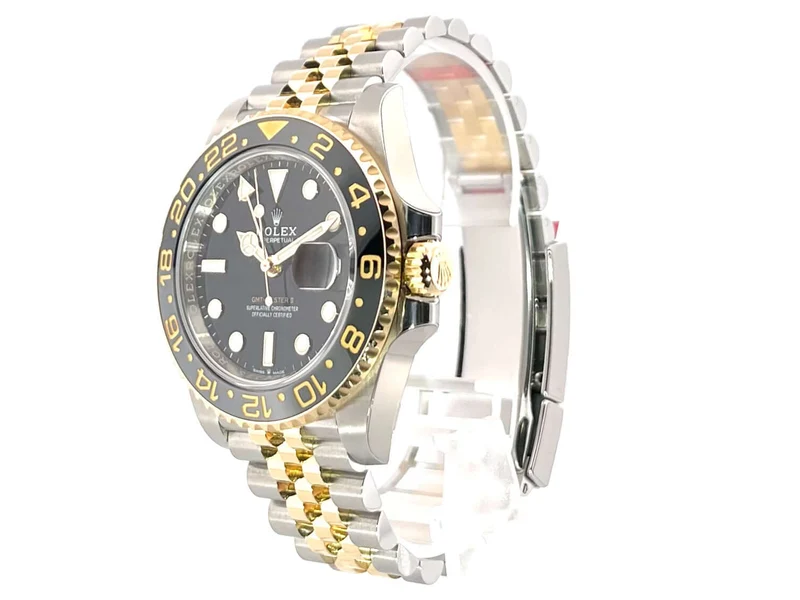 Rolex GMT-Master II Edelstahl Gelbgold 126713GRNR