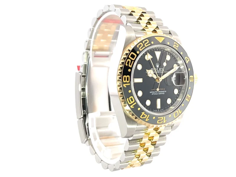 Rolex GMT-Master II Edelstahl Gelbgold 126713GRNR