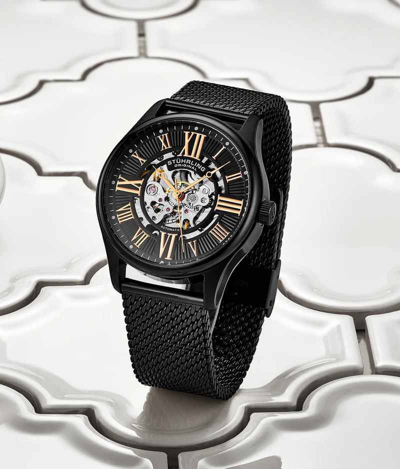 Stührling Atrium Elite 747M Automatic 42mm Skeleton