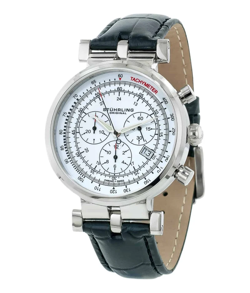 Stührling Trackmaster 211 Quartz 42mm Chronograph