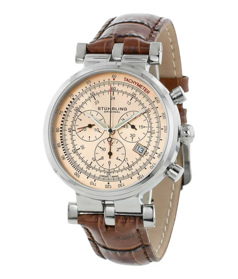 Stührling Trackmaster 211 Quartz 42mm Chronograph