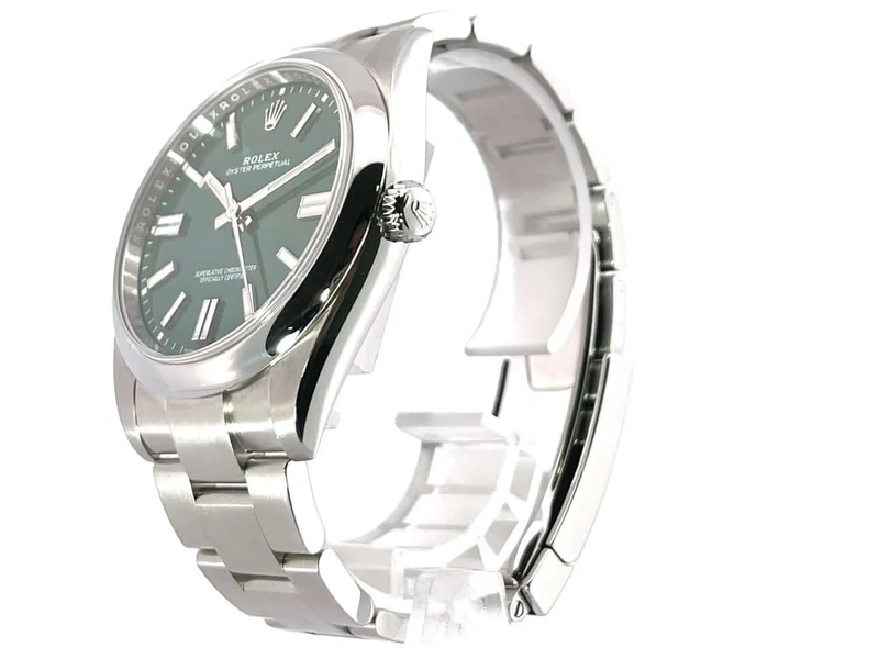 Rolex Oyster Perpetual 41 Ref. 124300 Green ungetragen 2020