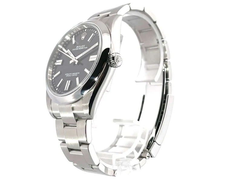 Rolex Oyster Perpetual 41 Ref. 124300 Schwarz aus 2020 ungetragen
