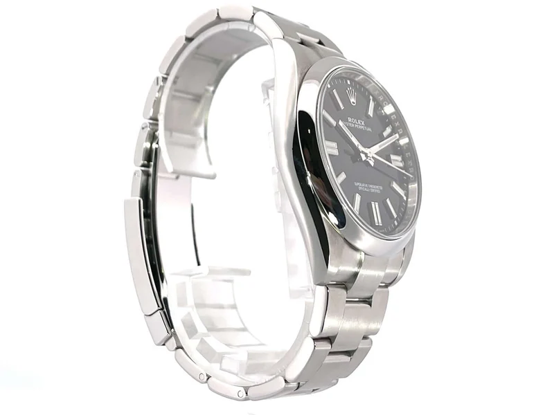 Rolex Oyster Perpetual 41 Ref. 124300 Schwarz aus 2020 ungetragen