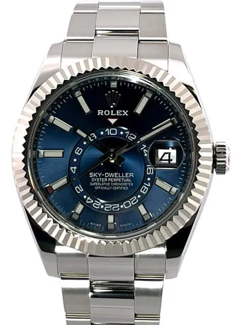Rolex Sky-Dweller 326934 Blau aus 08-2019