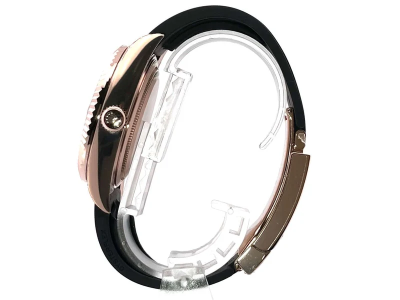 Rolex Sky-Dweller 326235 Everose-Gold Oysterflex Rhodium verklebt