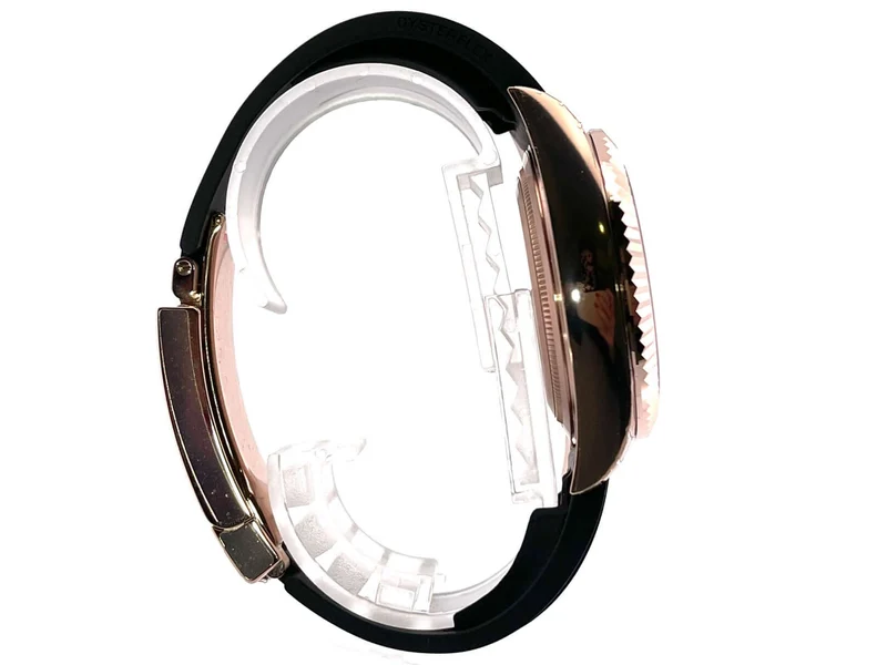 Rolex Sky-Dweller 326235 Everose-Gold Oysterflex Rhodium verklebt