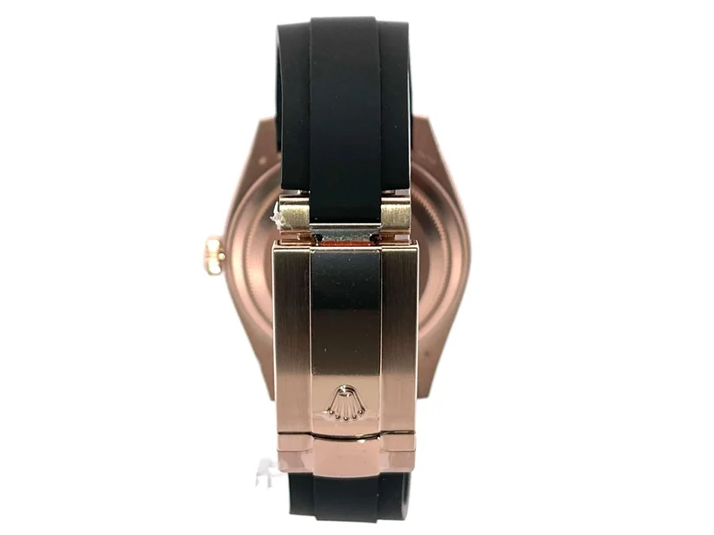Rolex Sky-Dweller 326235 Everose-Gold Oysterflex Rhodium verklebt