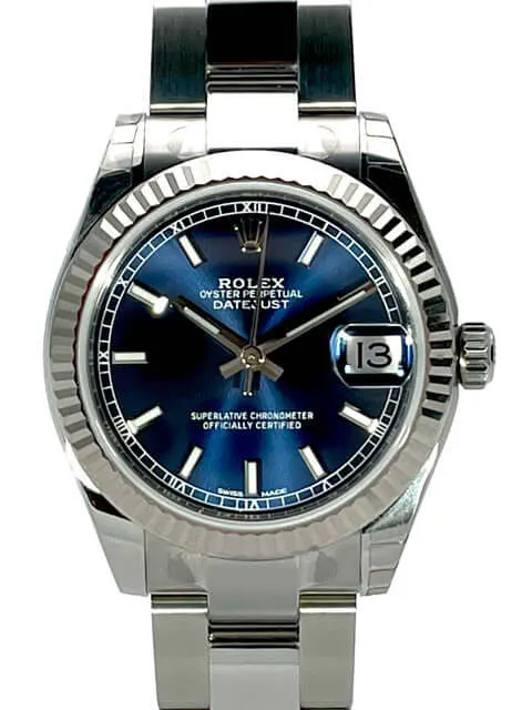 Rolex Oyster Datejust 31 178274 Blau aus 2021