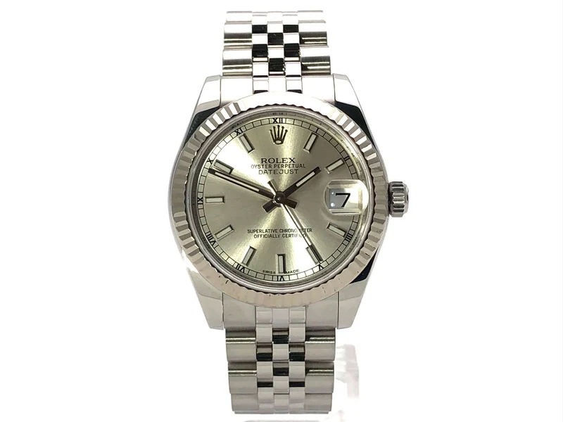 Rolex Oyster Datejust 31 178274 Silber Jubile-Band LC100 aus 2019 ungetragen