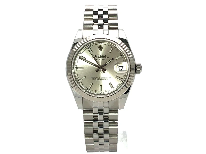 Rolex Oyster Datejust 31 178274 Silber Jubile-Band aus 2020